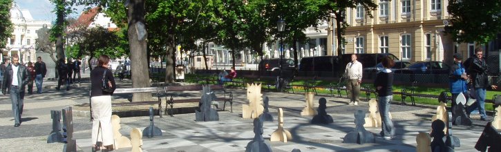 Joueurs d'echecs &agrave; Bratislava